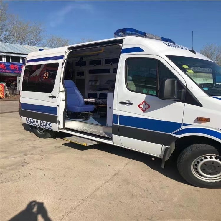 白朗私人长途救护车出租转院回家